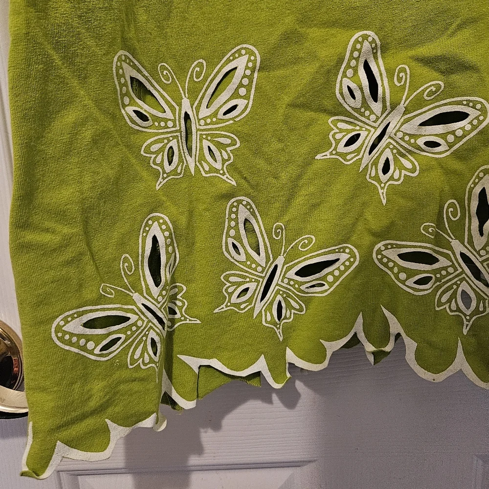 Vintage Green Sundress with Spaghetti Straps - Picture 9 of 14